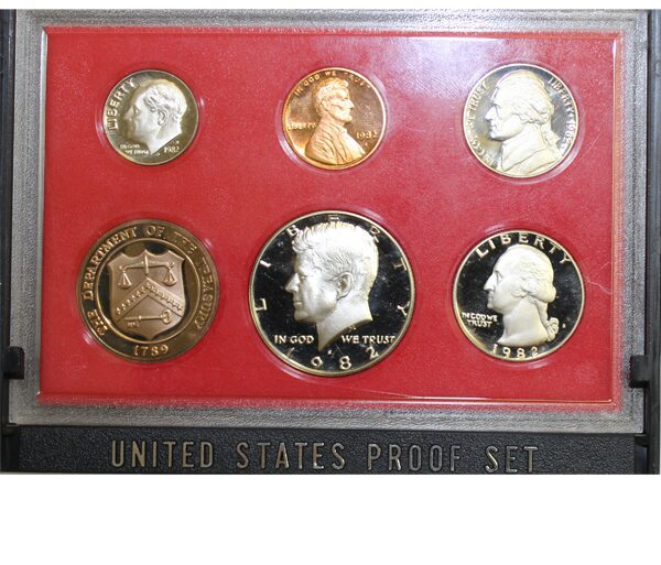 Ten (10)1982-S Clad Proof Sets