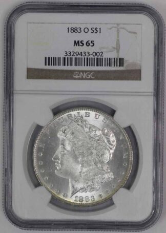 1883 O Morgan Dollar NGC MS65