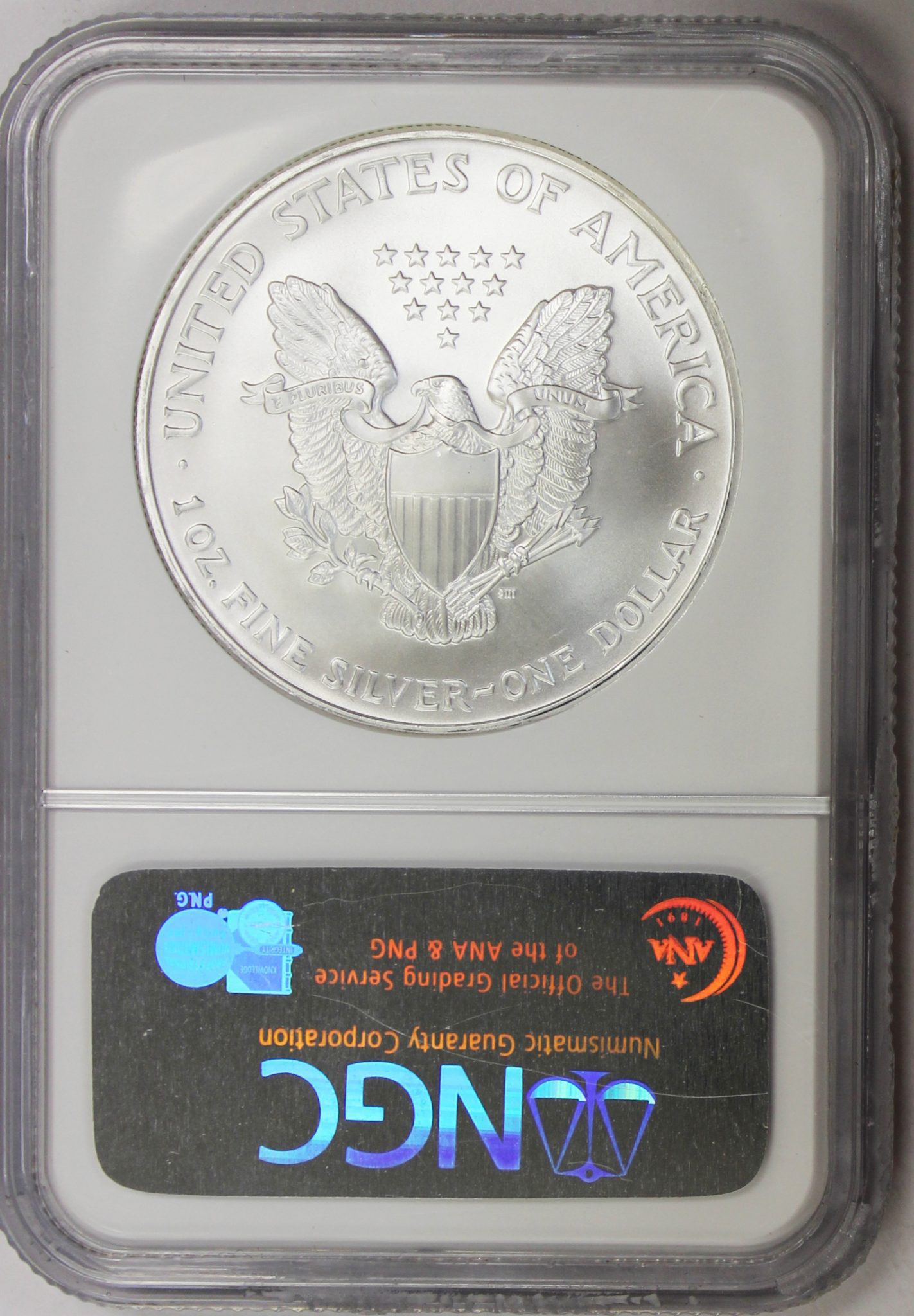2007 Silver Eagle Early Release NGC MS69 - Image 2