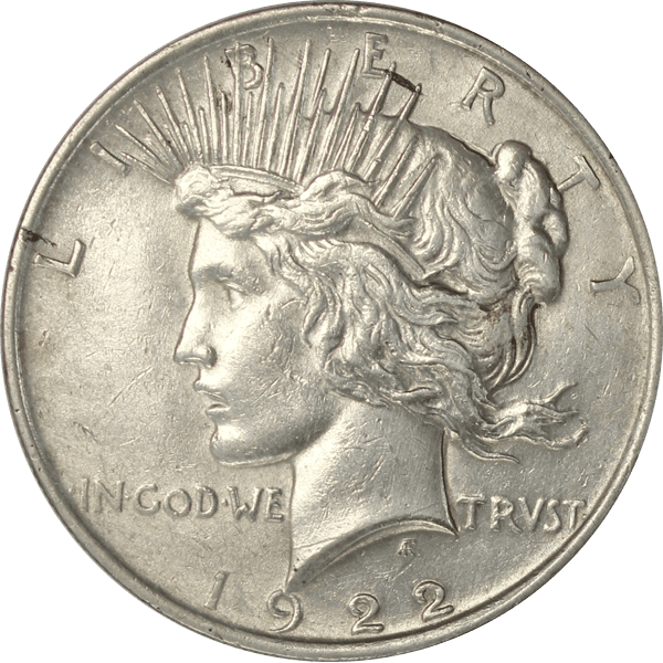 (1) SALE Peace Dollar Circulated EF to AU