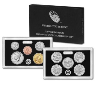 2017 Enhanced UNC Set US Mint 225th Anniversary OGP - 10 Coin Set