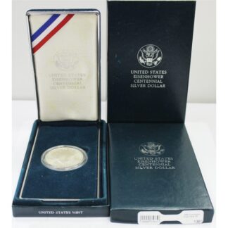 buy 1990 eisenhower silver dollar