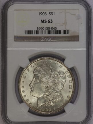 1903 Morgan Silver Dollar NGC MS63