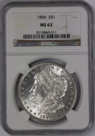 1896 Morgan Dollar NGC MS63