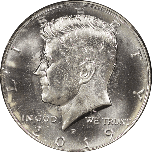 2019 P D Kennedy Half Dollar 2 Coin Set - Image 3
