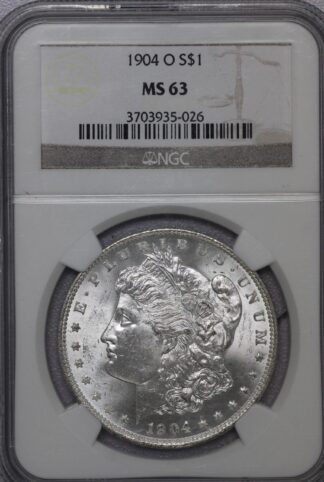 1904 O Morgan Dollar NGC MS63