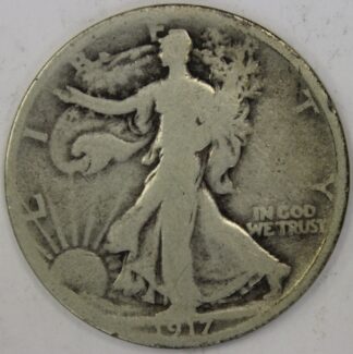 1917 S Reverse Walking Half Dollar