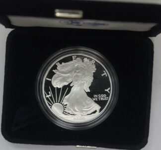 2000 P Proof American Silver Eagle OGP