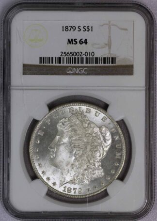 1879 S Morgan Dollar NGC MS64