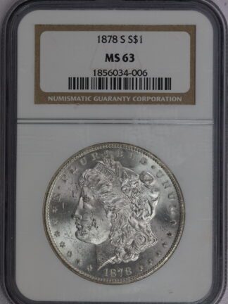 1878 S Morgan Dollar NCG MS63 1856034-006