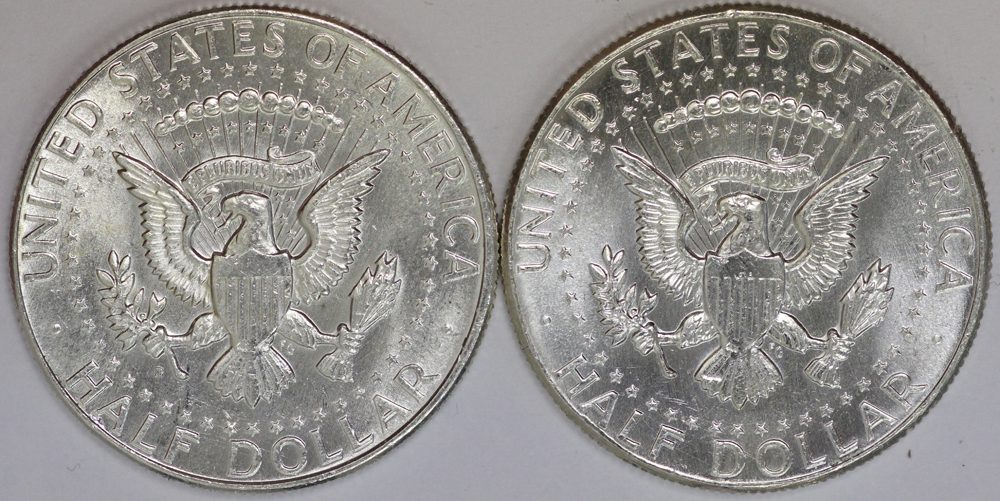 1964 (P) D Kennedy Half Dollar 2 Coin Pair - Image 2