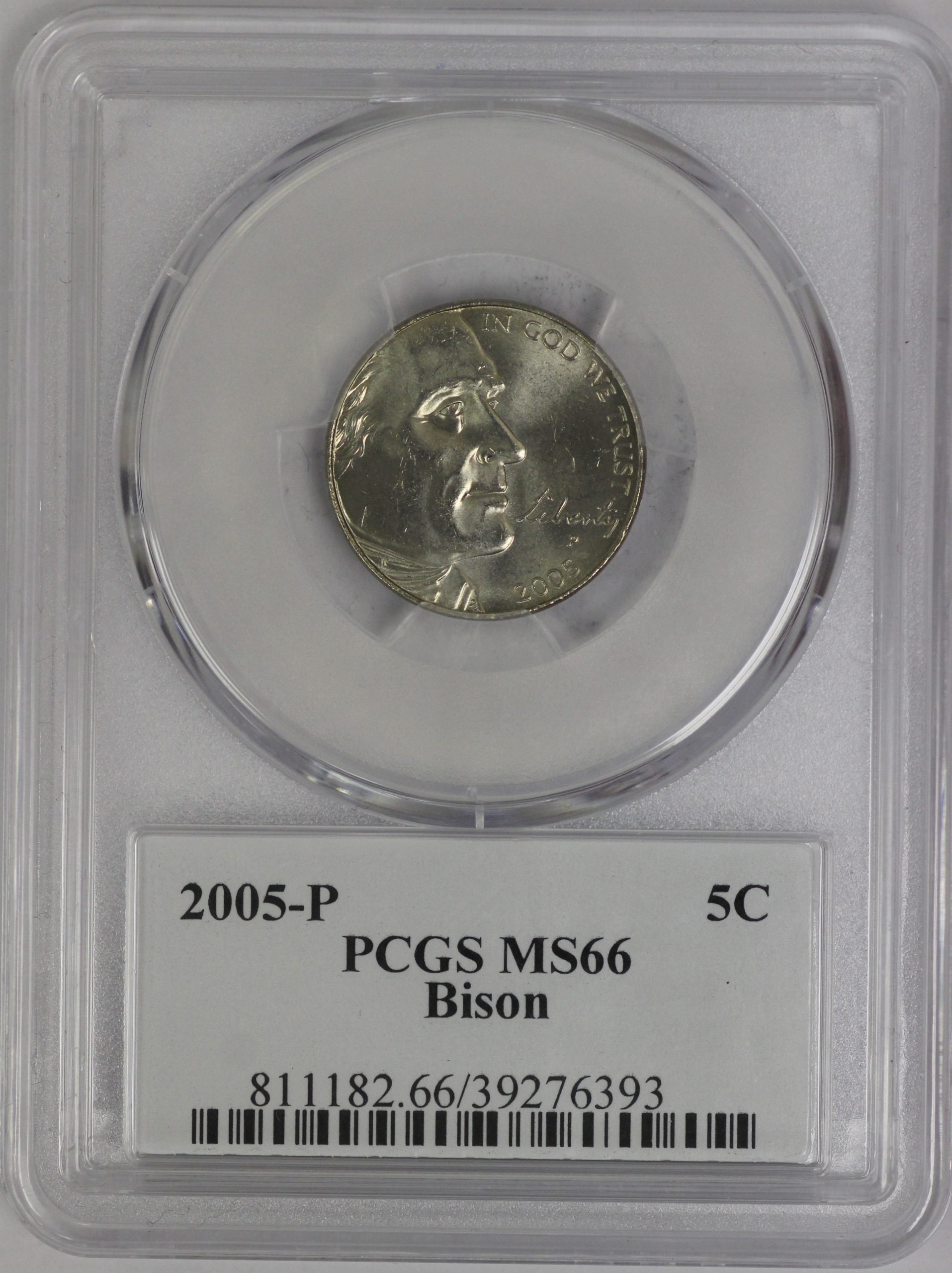 2005 P Jefferson Jamie Franki Hand Signed MS66 PCGS - Image 2