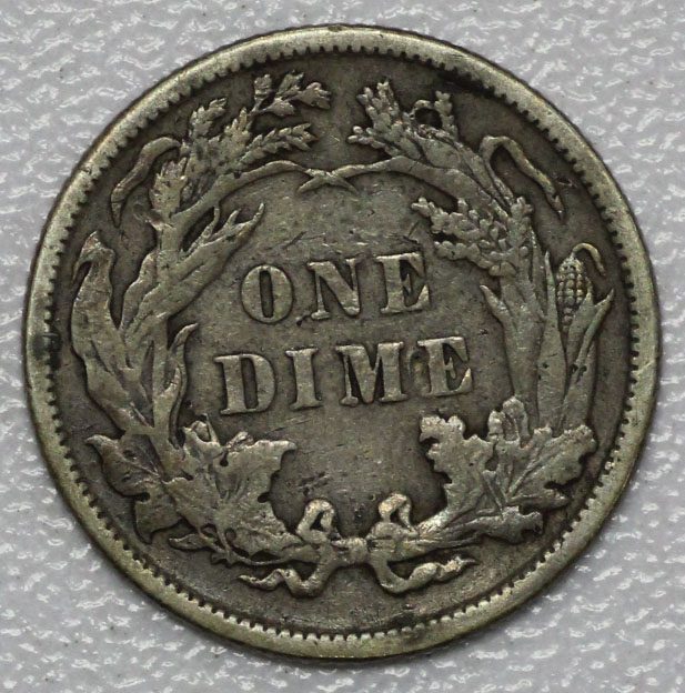 1887 Seated Liberty Dime - Image 2