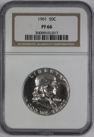 1961 Proof Franklin Half Dollar NGC PR66