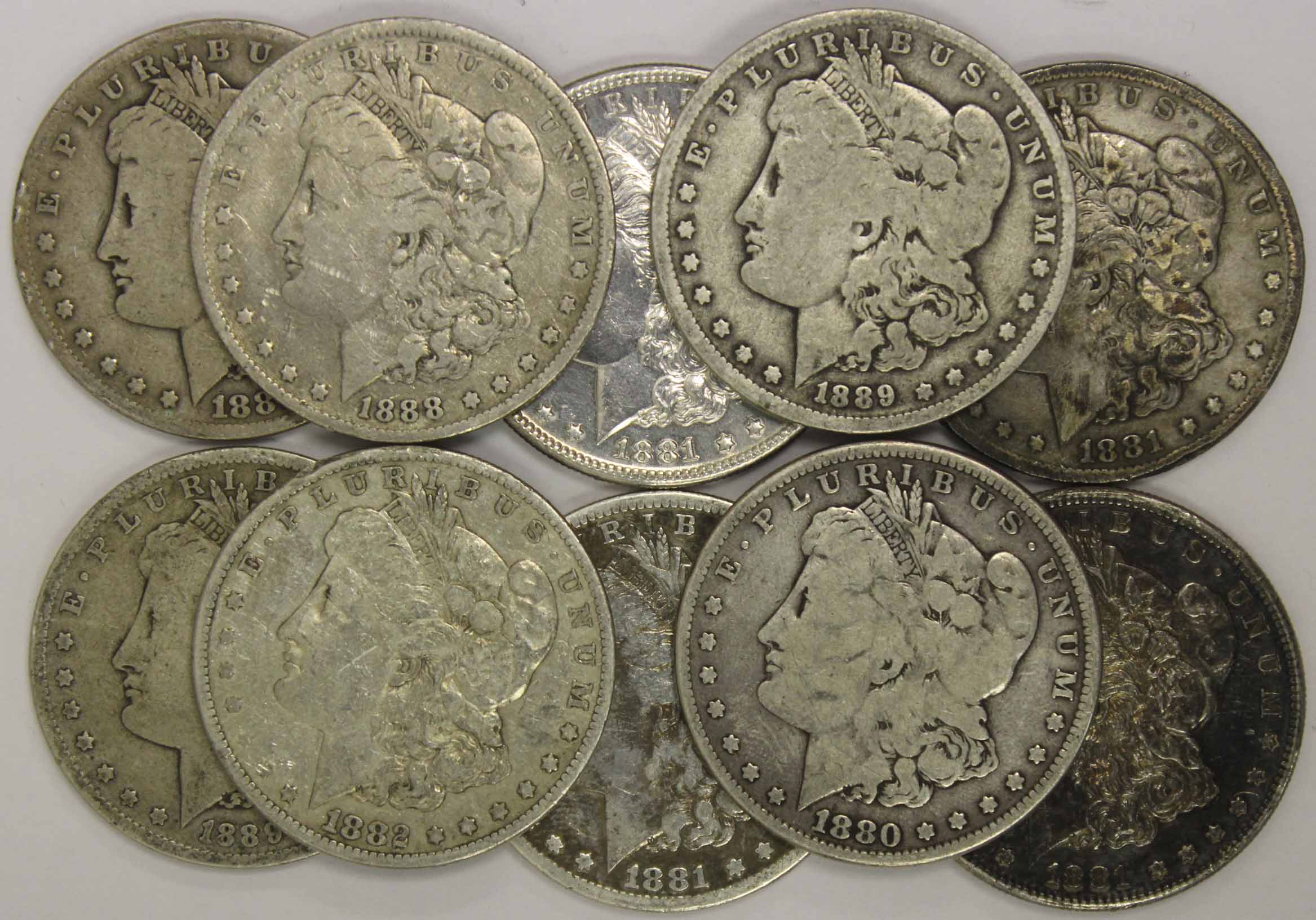 1878 to 1904 Random Date Morgan Dollar Cleaned Worn Culls
