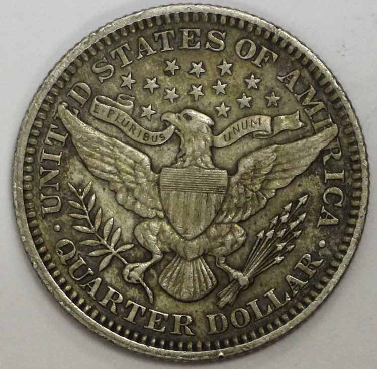 1907 Barber Quarter EF - Image 2