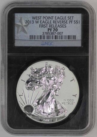 2013 W Silver Eagle Reverse NGC PF70