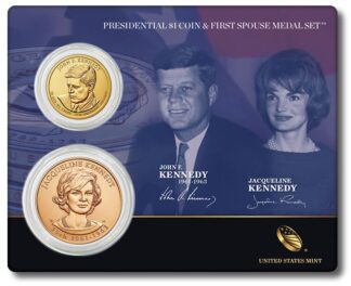 Kennedy Presidential Coin First Spouse Medal Set