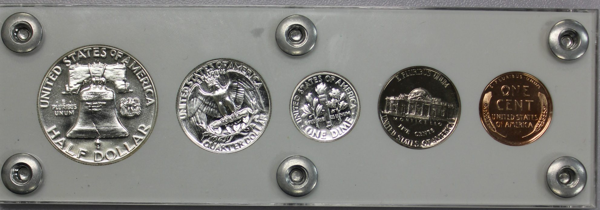 1957 Silver Proof Set - White Capital Holder - Image 2