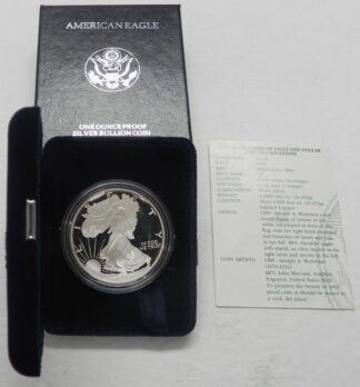 1995 Proof American Silver Eagle OGP