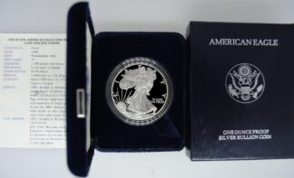 1998 P Proof American Silver Eagle OGP