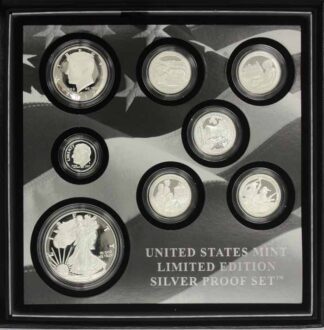 2017 Limited Edition Silver Proof Set OGP No Toning