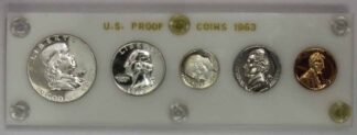 1963 Silver Proof Set In Capitol Holder