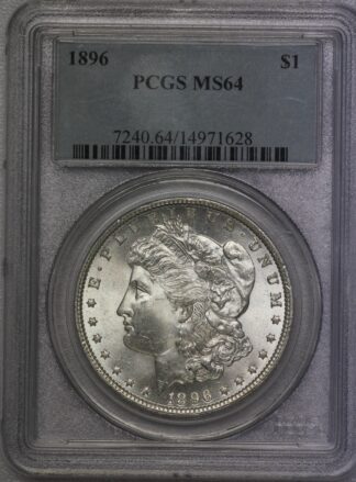 1896 Morgan Dollar PCGS MS64