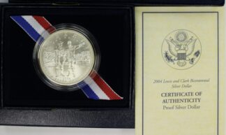 2004 Lewis And Clark Silver Dollar Commemorative UNC
