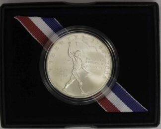 2006 Benjamin Franklin Scientist UNC Silver Dollar Commemorative OGP