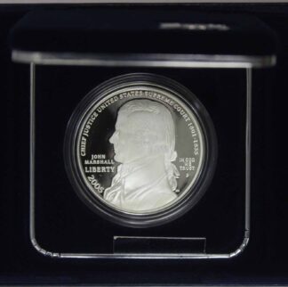2005 Chief Justice John Marshall Silver Dollar Proof Commemorative OGP