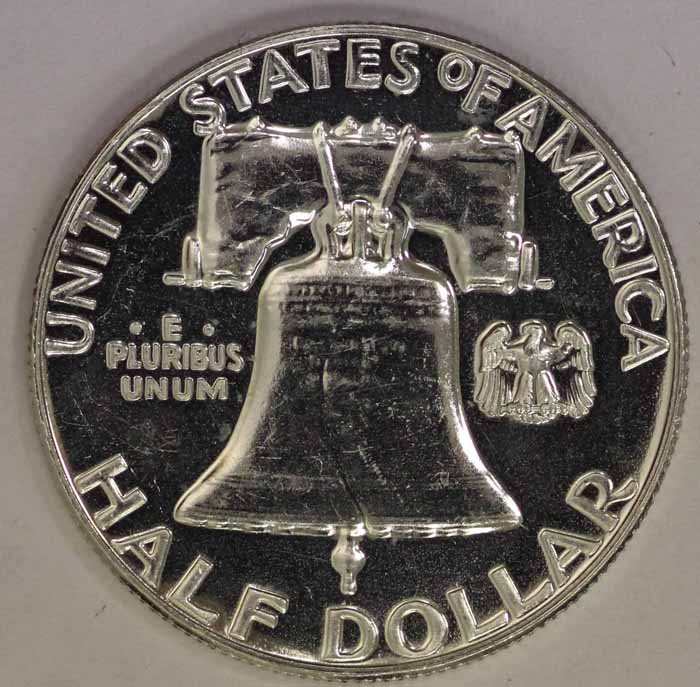1957 Franklin Half Dollar Proof - Image 2
