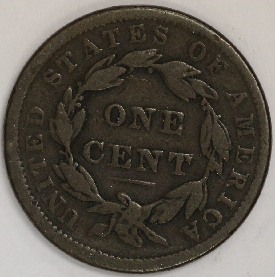 1838 Braided Hair Large Cent - Image 2