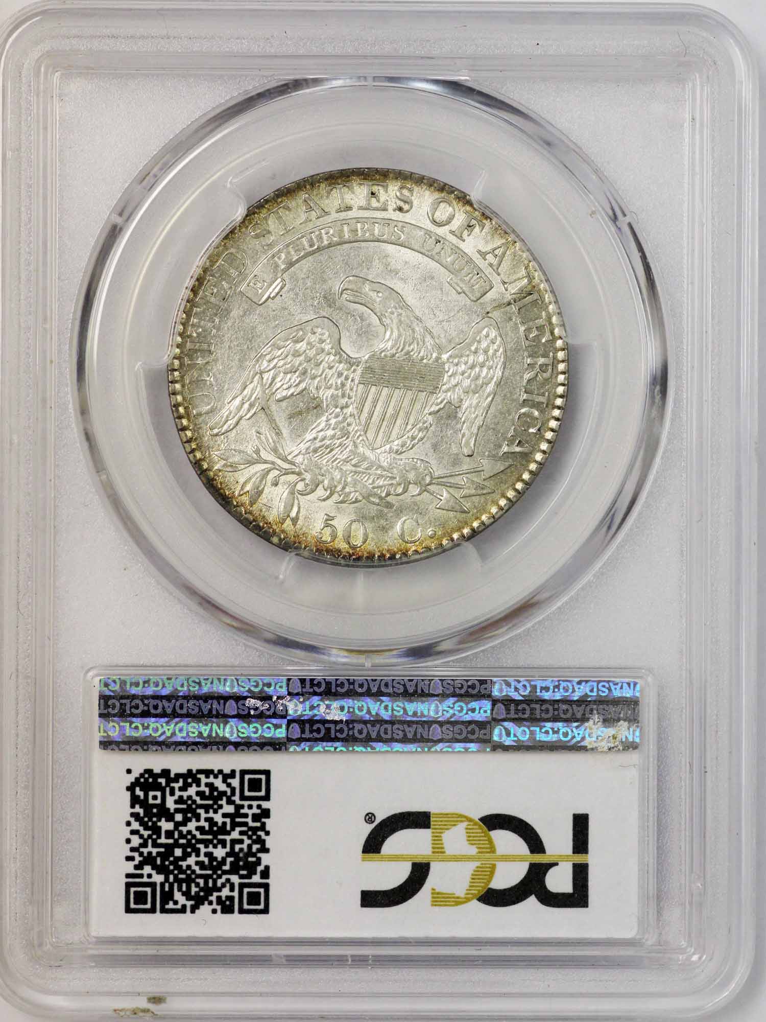 1832 Capped Bust Half Dollar AU55 Large letters PCGS - Image 2