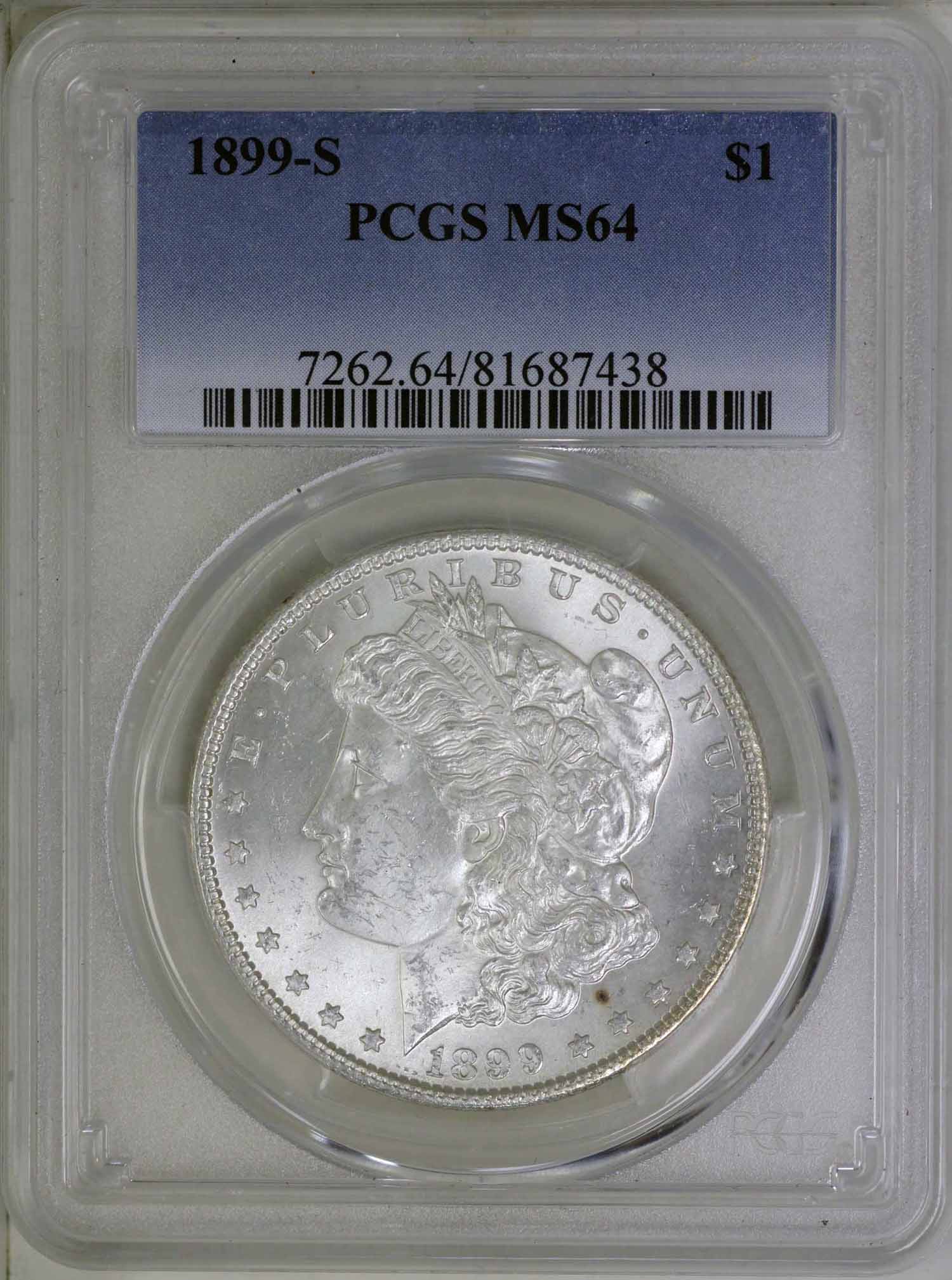 1899 S Morgan Dollar PCGS MS64