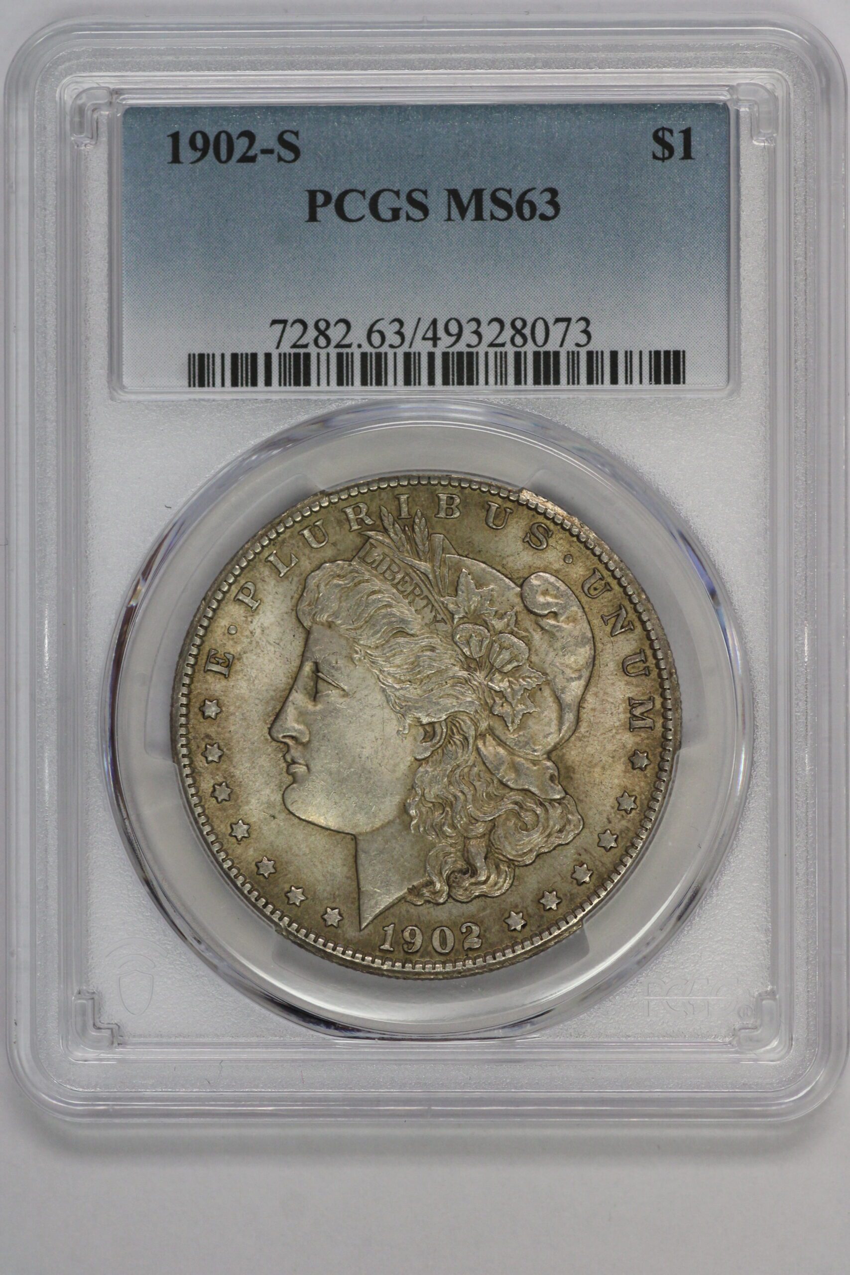 1902 S Morgan Dollar PCGS MS63