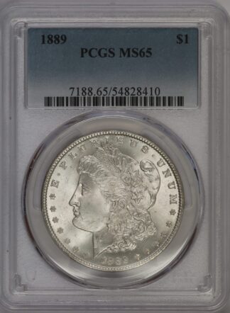 1889 Morgan Dollar MS65 PCGS
