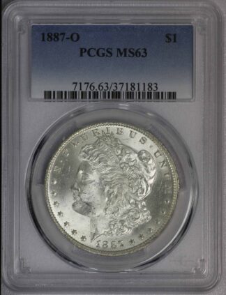 1887 O Morgan Dollar MS63 PCGS