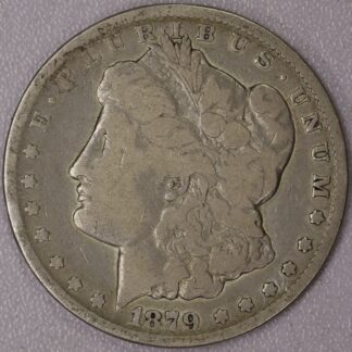 1879 CC Morgan Dollar Good Old Cleaning "Capped CC"