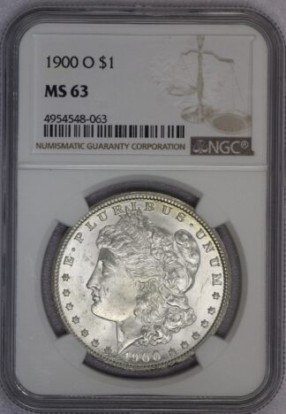 1900 O Morgan Silver Dollar NGC MS63