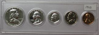 1960 Proof Set In Plastic Snap Holder