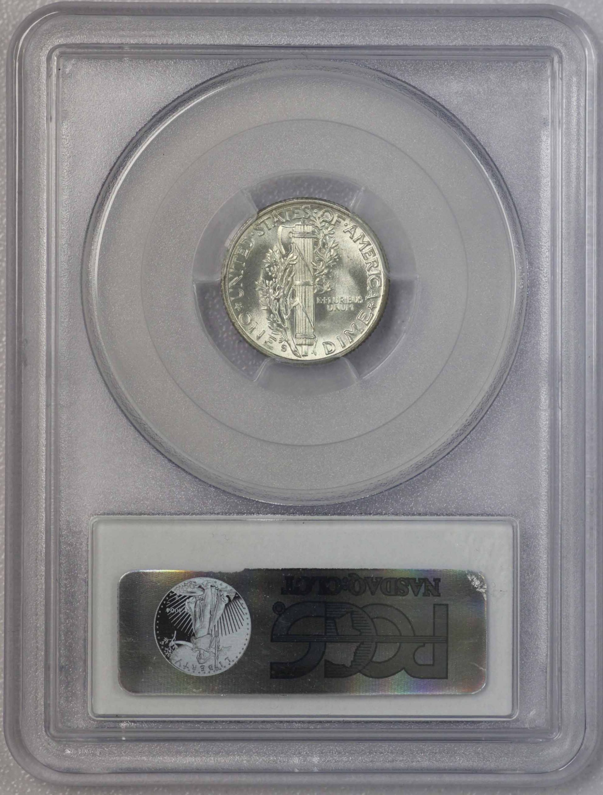 1942 S Mercury Dime MS67 PCGS - Image 2