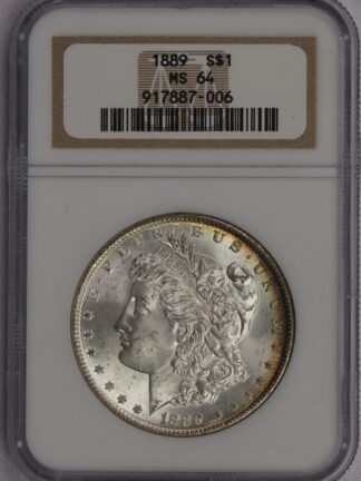 1889 Morgan Silver Dollar NGC MS64 (917887-006)