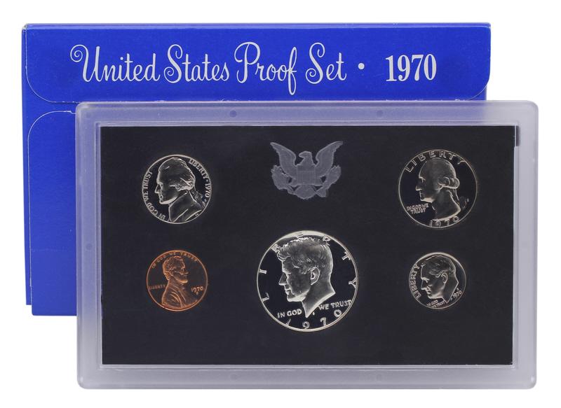 1970 S Proof Set - Small Date Variety