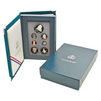 1995 S Prestige Proof Set OGP - Civil War Battlefield Silver Dollar/ Clad Half Commemorative OGP