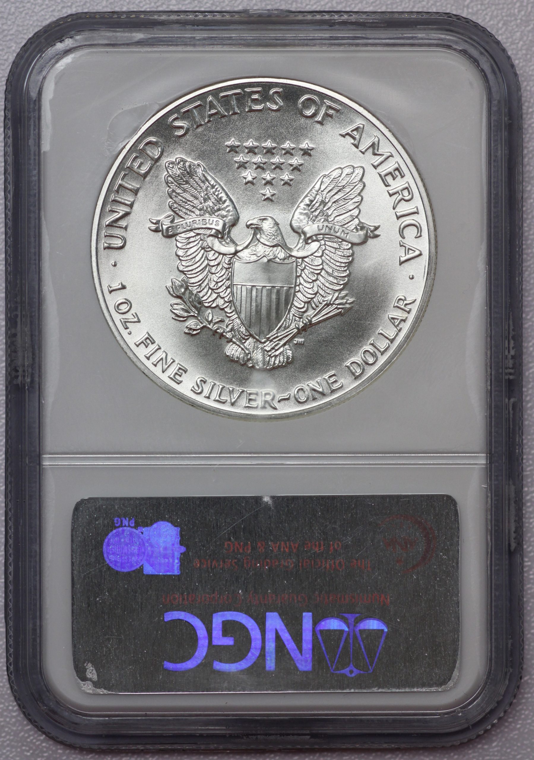 1986 Silver Eagle NGC MS69 - Image 2