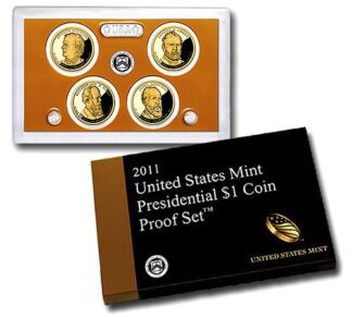 2011 Presidential $1 Coin Proof Set - 4 Coin Set OGP