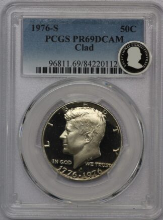 1976 S Kennedy Clad Half Dollar PCGS PR69 DCAM