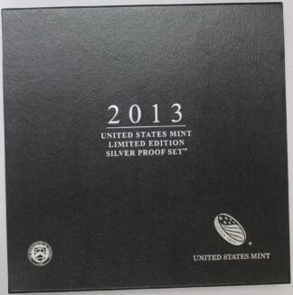 2013 Limited Edition Silver Proof Set -Toned/Missing Outer Sleeve - Discounted Price