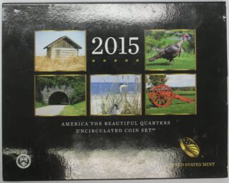 2015 America The Beautiful 10 Quarter UNC Set OGP